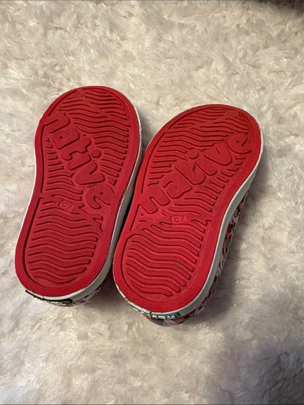 Native Red Mickey Slip on Shoes Toddler 7 C7